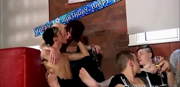  Twink crying porn gag and passionate studs having gay sex The Party